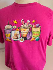 T-Shirt EASTER COFFEE LOVER  tee tshirt LARGE