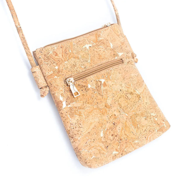 Cork - Crossbody Bag - Tassel with Accented Gold