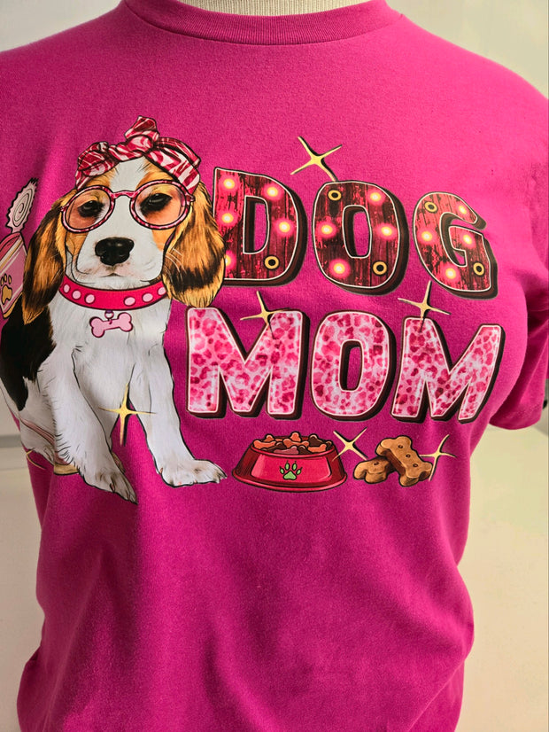 T-Shirt DOG MOM tee medium tshirt