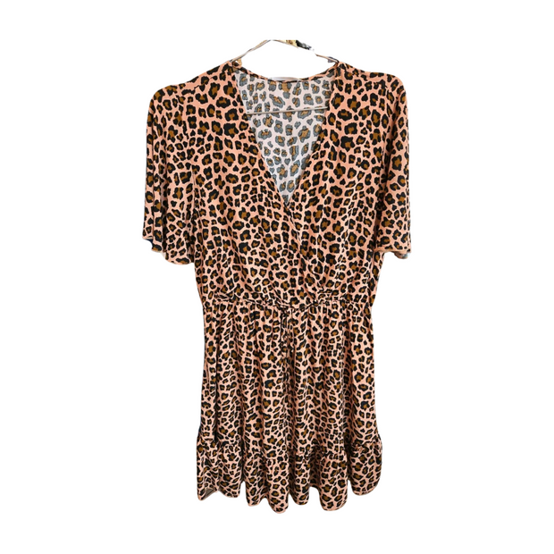 Dress Leopard Print Ladies Size MEDIUM