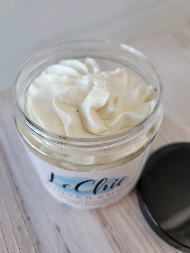 WINTER SNOW Body Butter ~ Scented Whipped Moisturizer with GLITTER lotion