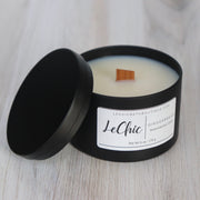 Black Tin Soy Candle ~ Gingerbread