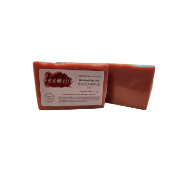 Soap BAKED APPLE PIE GOAT MILK apple scented  BAR Soap