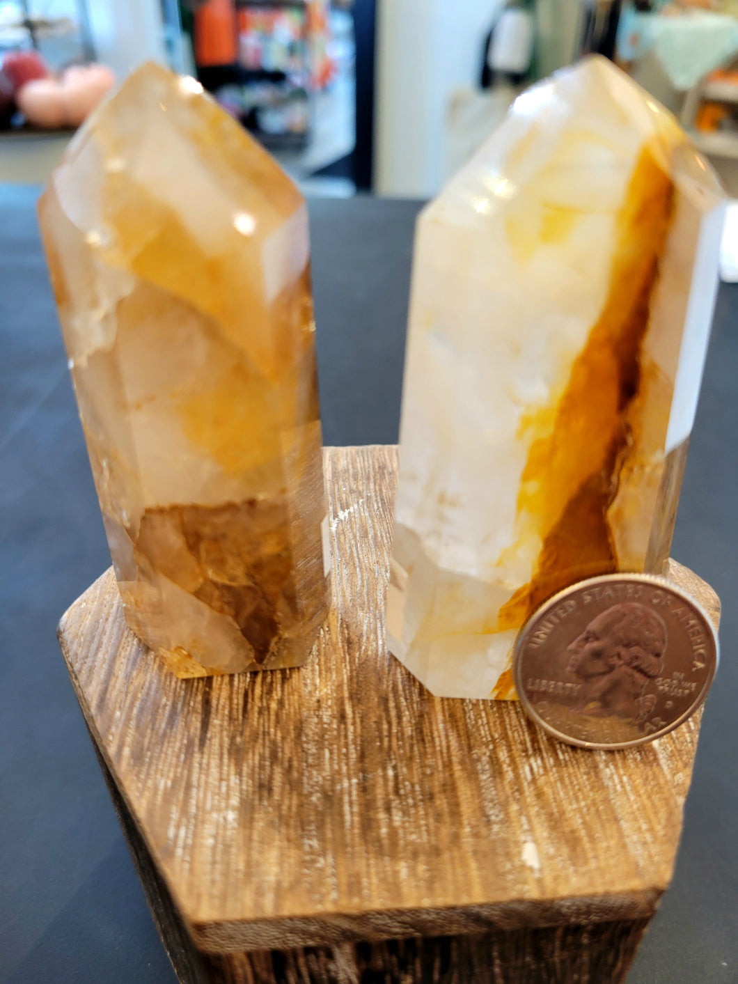 Crystal Tower ~ Golden Healer Quartz (short)