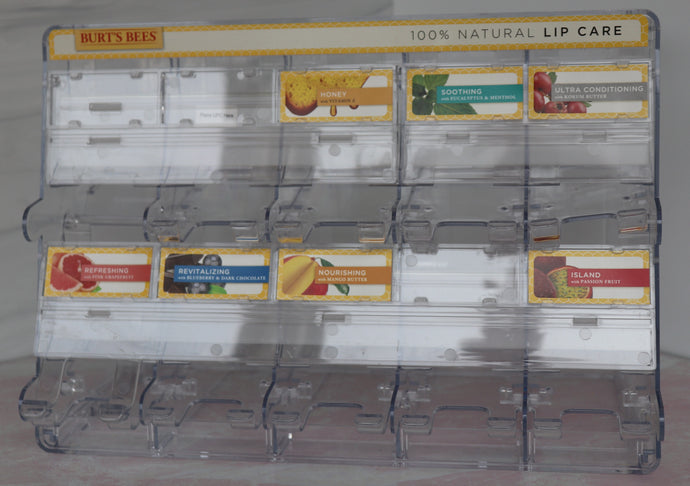 Lip Balm Retail Display - Large - 10 compartments
