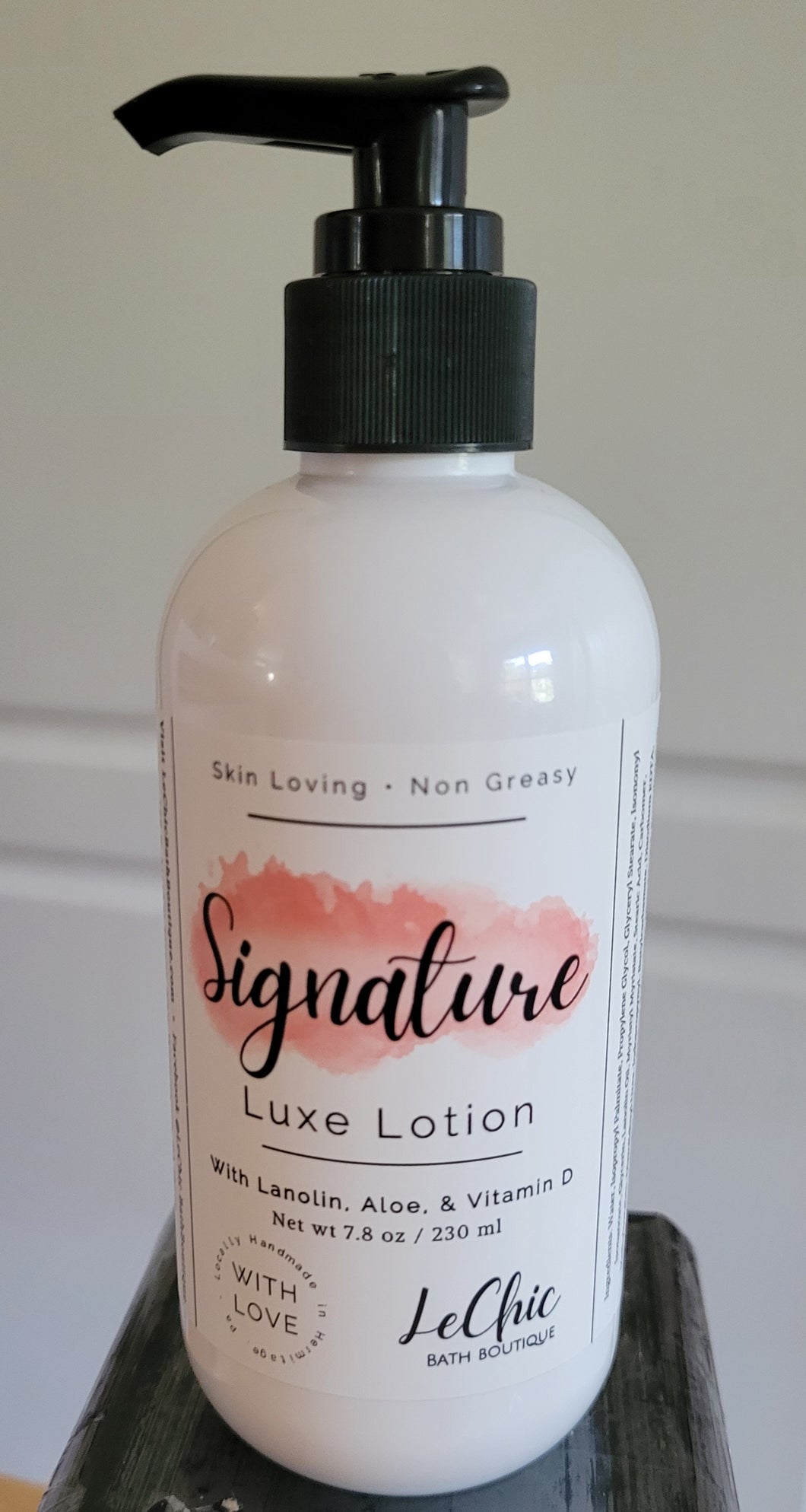 Lotion ~ SIGNATURE scented Hand and Body Luxe with pump