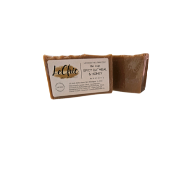 Soap Spicy Oatmeal & Honey Natural Bar Hand Body Handmade Bar Soap