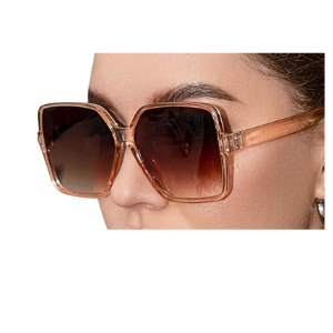 Sunglasses SQUARE STYLE Amber Caramel color