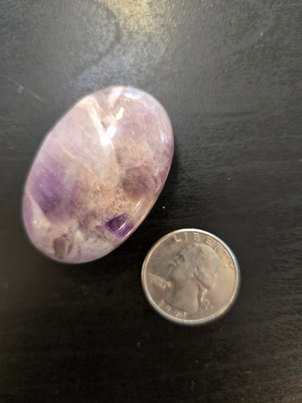 amethyst palm stone polished