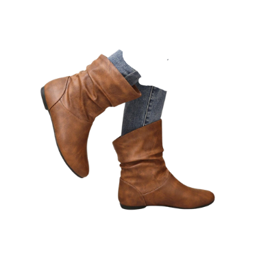 Fashionable Casual Foldable Flat Ankle Boot