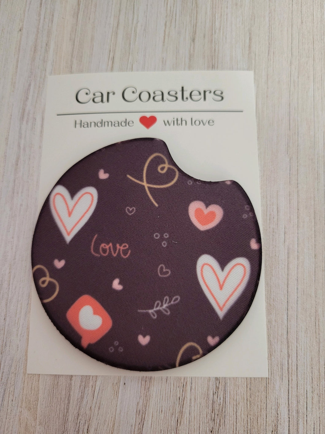 Coasters VALENTINE'S Designs Car Cup Holder 2.75