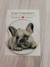 Coasters - Puppy French Bulldog Car Accessory Cup Holder 2.75 Round - Single 1 holder