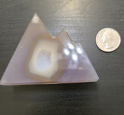 Crystal~ Agate Geode Mountain lg sm