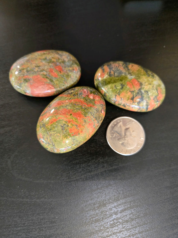 Palm Stone - unakite