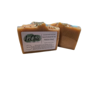 Soap FRESH PINE  ~ NATURAL Bar soap hand and body coconut milk