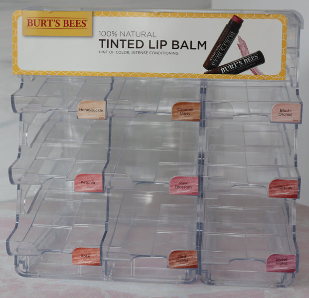 Lip Balm Retail Display - Small 9 compartments