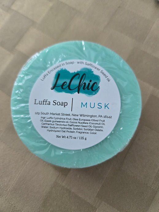 Glycerin Luffa Bar Soap ~ Musk