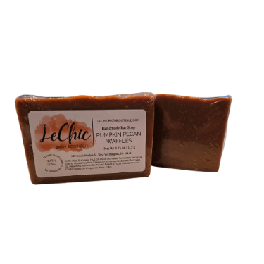 Soap GOAT MILK PUMPKIN PECAN WAFFLES scented bar soap Hand & Body BAR Soap