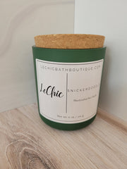 Candle ~ SNICKERDOODLE scented Large Wooden Wick Home Decor