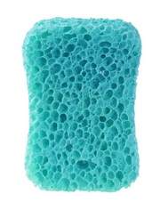 Sponge shower and bath exfoliating or cleaning sponge