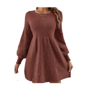 Dress Sweater Lantern Sleeve FALL