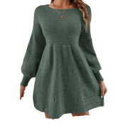 Dress Sweater Lantern Sleeve FALL