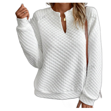 Sweatshirt Ladies White long sleeve