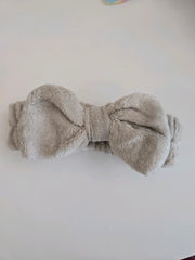 Headband Spa bow hair wrap terry cloth