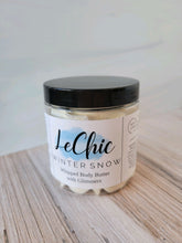 WINTER SNOW Body Butter ~ Scented Whipped Moisturizer with GLITTER lotion