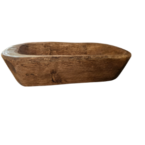 Wood Candle Bowl