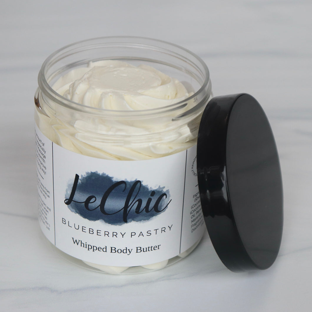 Body Butter ~ BLUEBERRY PASTRY whipped moisturizer
