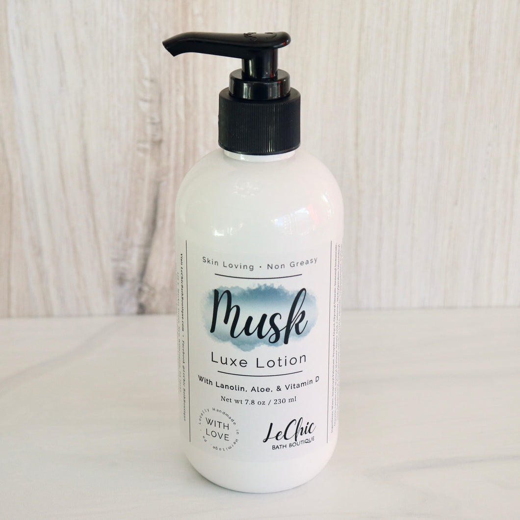 Lotion ~ MUSK Hand and Body Luxe with pump