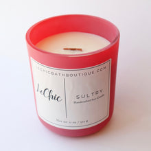 Large Wooden Wick Soy Candle ~ Sultry