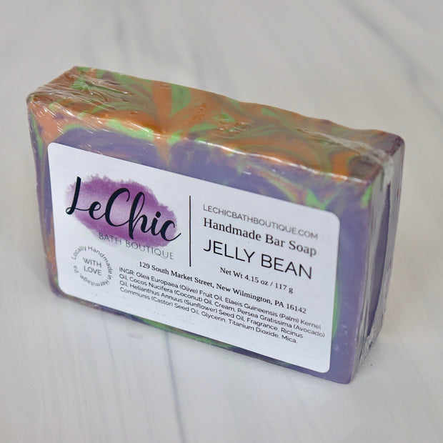 Bar Soap ~  Jelly Bean Handmade