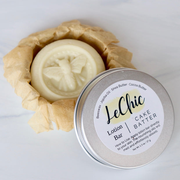 Lotion Bar ~ Cake Batter scented solid lotion moisturizer