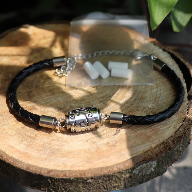 Essential Oil Personal Diffuser ~ Leather Bracelet