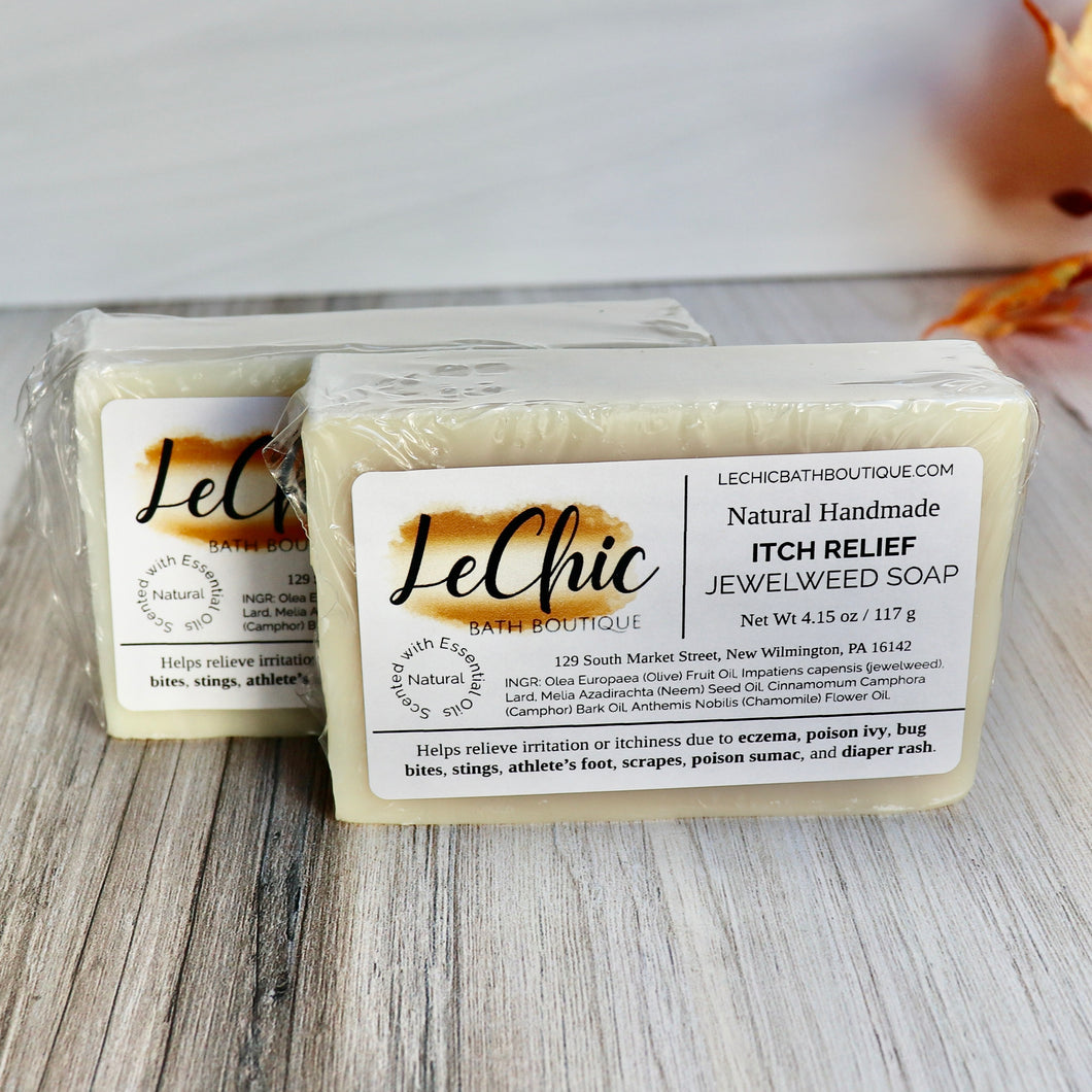Itch Relief - Specialty Natural Handmade Bar Soap ~ Itch Relief Jewelweed Soap