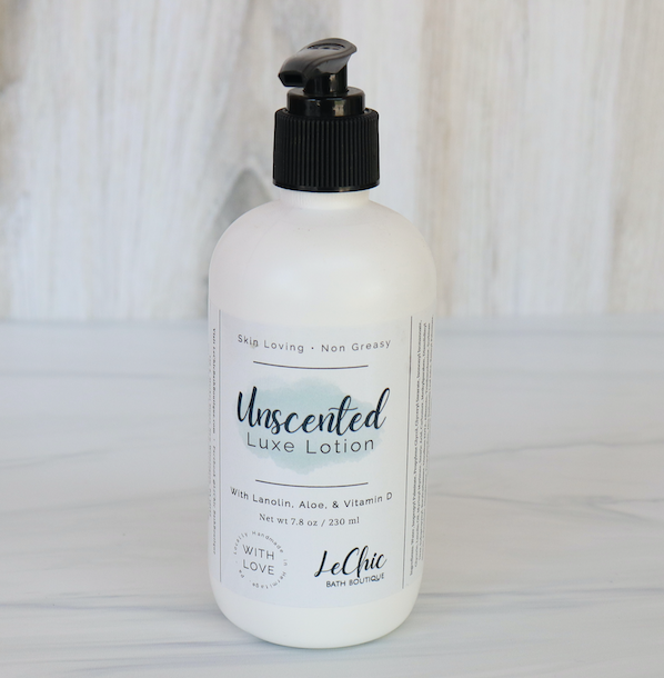 Lotion ~ Unscented Hand and Body Luxe