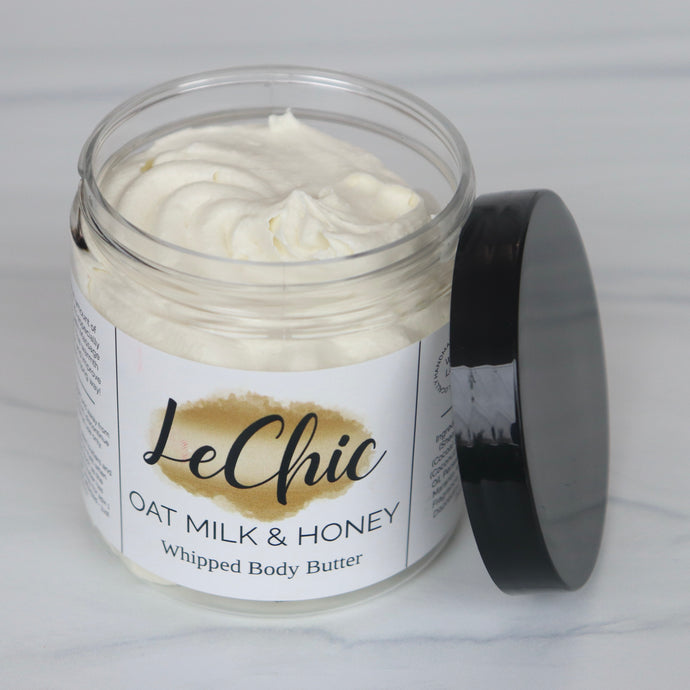 OAT MILK HONEY Body Butter ~ scented whipped moisturizer lotion body and hands